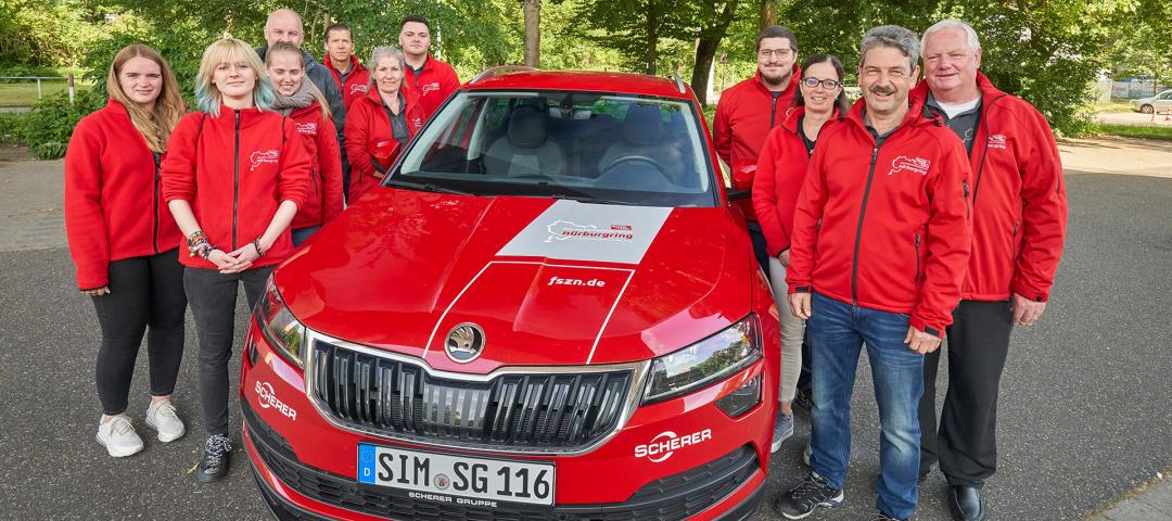 Das Team des Fahrsicherheitszentrum Nürburgring